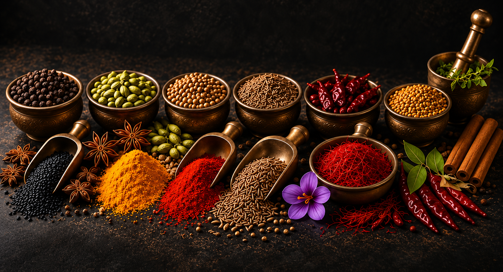 HBX Collection of the Finest Spices, Seeds and Masalas